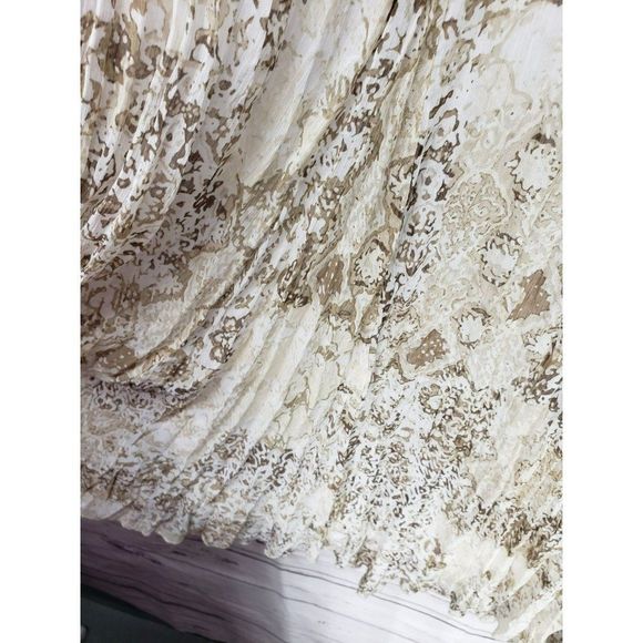 Ruby Rd. Layered Elastic Waist Printed Pleated Size 14 Skirt - Picture 6 of 14